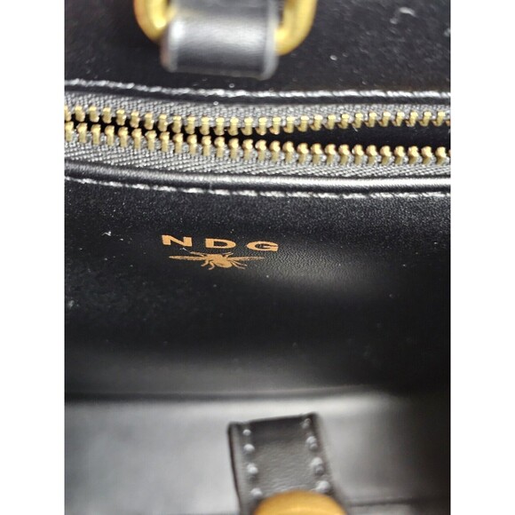 NDG Jeanne 300MM Black Bandana Top Handle Bag Women Pocketbook - Picture 11 of 14